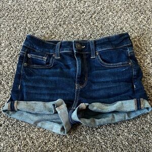 American Eagle Dark Blue Jean Shorts